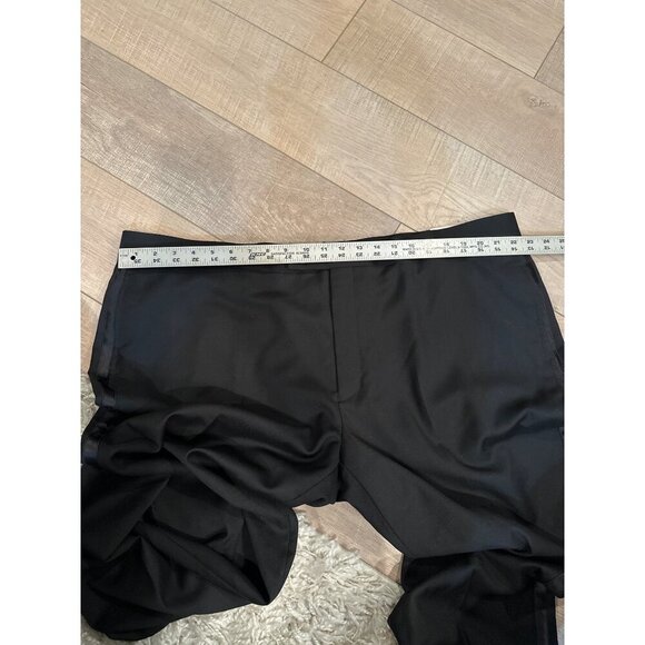 Lauren Ralph Lauren Slim Fit Black Tuxedo Pants Mens 46W X 30L NEW - Picture 5 of 9